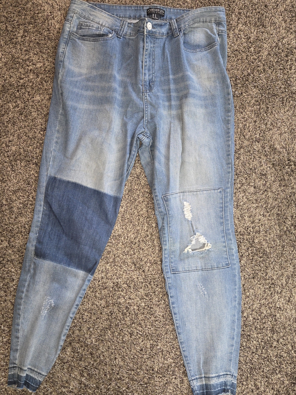 Forever 21 Light Blue Plus Size Denim Jeans